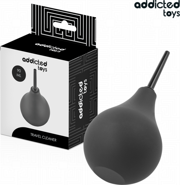 Anale douche Addicted Toys Travel Anal Cleaner met flexibele knijpbal