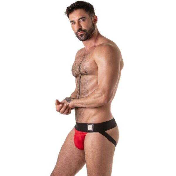 Jockstrap Locker Gear Wide Waistband met brede elastische tailleband en metalen logoplaatje