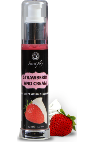 2-in-1 glijmiddel met warmte-effect van Secret Play, 50 ml, in een airless-flacon