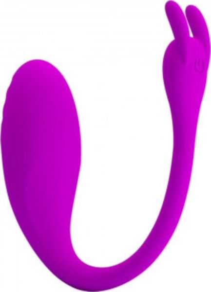 Vibrerend ei Pretty Love Catalina, met flexibel staartje met konijnenoren