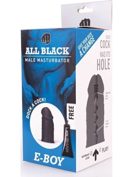 Masturbator All Black E-Boy ABM02