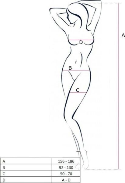 Bodystocking van net Passion BS056