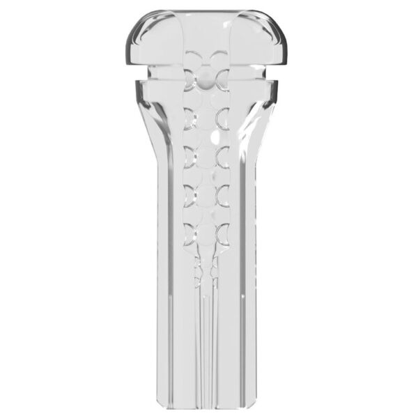 PDX Elite Viewtube XXL masturbator, transparant en met LED-licht
