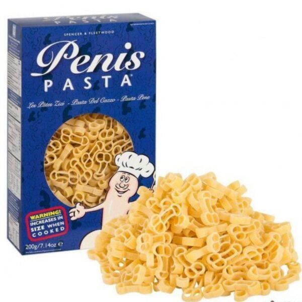 Spencer & Fleetwood Penis Pasta in de vorm van een penis
