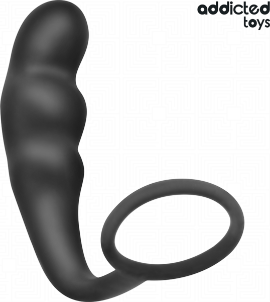 Buttplug Addicted Toys Model 4 met ring voor de testikels