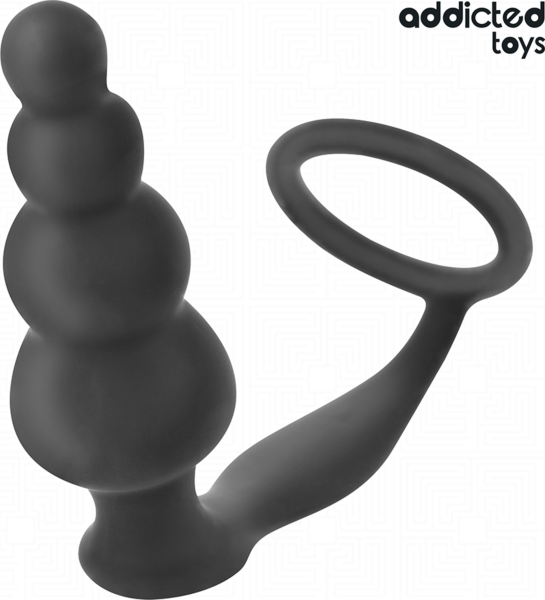 Buttplug Addicted Toys Model 5 met testikelring