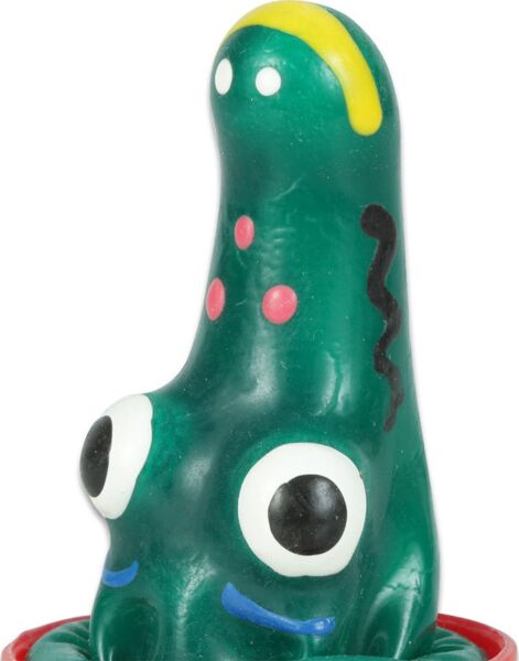 Fopcondoom Condomerie Crocodile Model 1, met de hand beschilderd met een krokodil