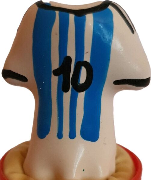 Met de hand beschilderd fantasiecondoom Condomerie Messi Shirt No. 10