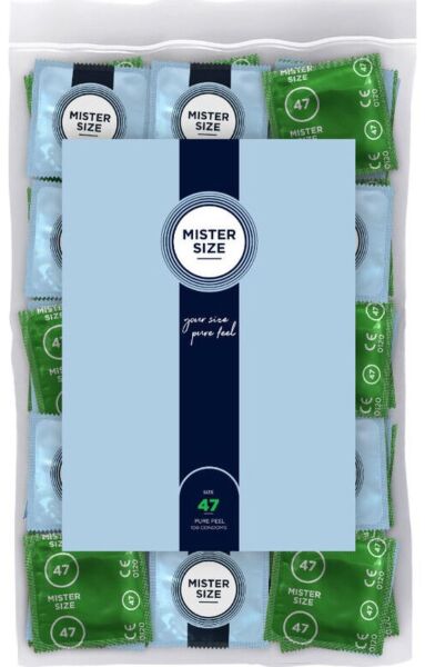 Doos Mister Size condooms van 100 stuks