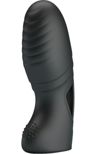 Siliconen vingervibrator Pretty Love BI-014750 met elastische bandjes