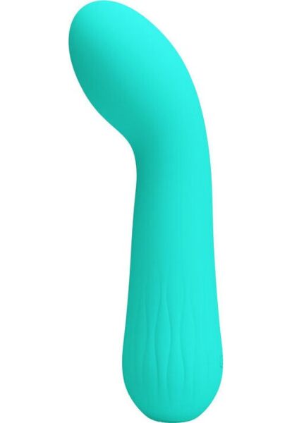 G-spot vibrator Pretty Love Faun, van siliconen en met een gebogen punt