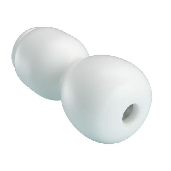 Pretty Love Susan Power Head opzetstuk voor wandvibrator, van doorschijnend wit TPE