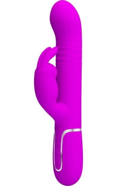 Rabbit vibrator Pretty Love Coale Rabbit Pearls met rij parels