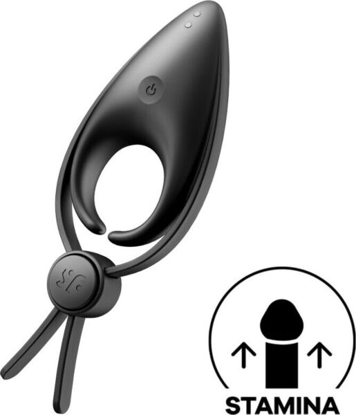 Vibrerende cockring Satisfyer Sniper, met twee lussen en de kegelvormige stimulator