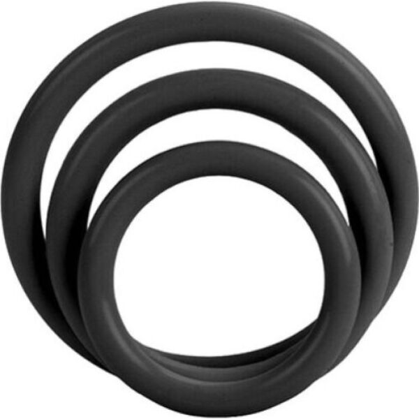 Set van drie cockringen CalExotics Tri-Rings in drie maten