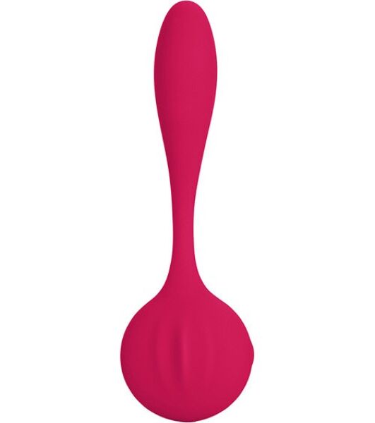 Calexotics Silhouette S8 Red vibrator, gebogen en buigbaar, in rood