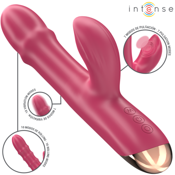 Intense Chloe 3-in-1 vibrator van siliconen