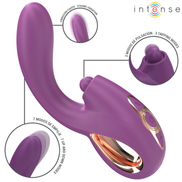 G-spot vibrator Intense Lali met stootbeweging en trilling