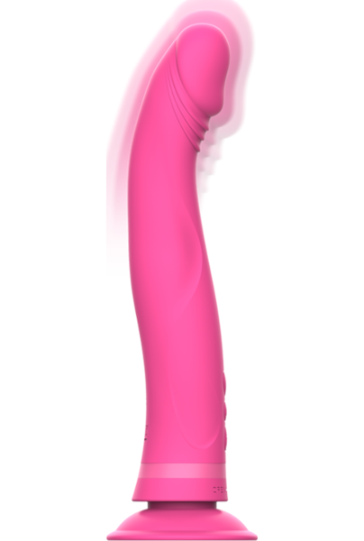 Dildo vibrator Intense Michelangelo in de vorm van een penis, met zuignap aan de basis