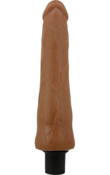 Realistische vibrator Pretty Love Alfredo, met duidelijke aders en een wieltje onderaan