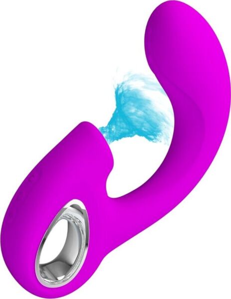 Dubbele vibrator Pretty Love BI-300098 met mondstuk voor de clitoris