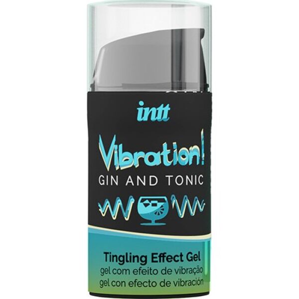 Stimulerende gel INTT Vibration, verpakking van 15 ml met doseerpompje