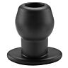 Perfect dildo fit tunnel plug black l