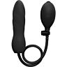 Ouch plug inflable silicona twist negro