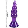 BDSM Anal Plug BAILE 17 CM - Golfachtige vorm voor comfort