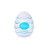 Masturbator Tenga EGG Wavy met texturen