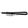 Bound Leather Leash 109 cm met Nubuckleer