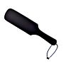 Whip Bound Leather Paddle met nubuck leren handvat