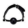 Restrictie Bound Leather Solid Ball Gag verstelbaar