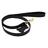 Restraining Bound Nubuck Leather Leash 108 cm
