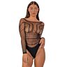 Bodysuit Lace by LJ Met Lange Mouwen