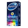 Condoom Mates Ultimate 3 in 1 met Verwarmende Glijmiddel