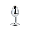 Buttplug Toosh Metal Small met Duidelijke Steen Plata