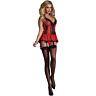 Lingerie Set Livco Corsetti Rood Roos Elegantie