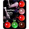 Brazilian Balls SECRETPLAY - 6 Hot Balls met fruitgeur
