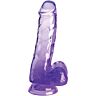 Pene Realistisch King Cock 13.5 cm Transparant