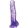 Realistische Pene King Cock 16.5 cm Paars