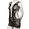 Lingerie Plus Size CALEXOTICS Peek-A-Boo Mini Dress