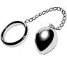Cock Ring METAL HARD 50MM met Ketting en Bal