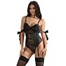 Body SUBBLIME 955496 Crotchless Zwart S/M