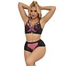 Lingerie Set SUBBLIME Malla Rosa Push-up