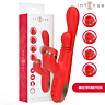 Vibrator Zuigstimulator INTENSE Katy con 4 cabezales
