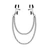 Tepelklemmen S Pleasures verstelbaar met ketting