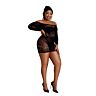 Mini Jurk Moonlight Off the Shoulder Plus Size