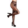Panty met netmotief en bloemdetails S Pleasures