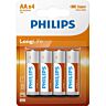 AA Batterijen Philips | 4 stuks in een verpakking